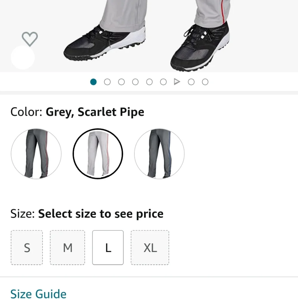 Baseball pants size small men's New with tags . Champro triple crown ope…
